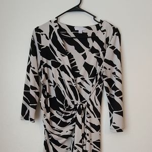 Black and white dress